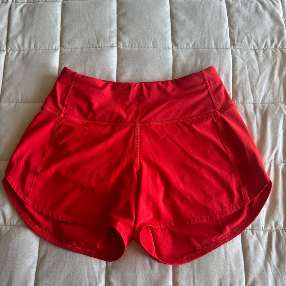 Lululemon size 4 High Rise Speed up Shorts 4in inseam